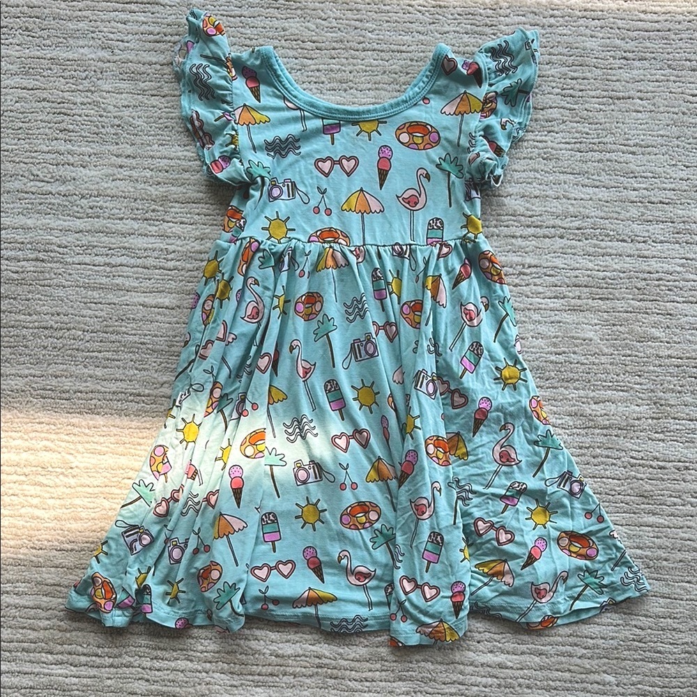 Little Sleepies 3T Twirl Dress 🦩☀️ - Picture 3 of 4